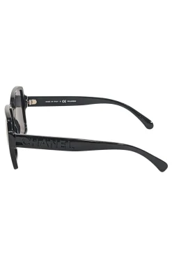 Chanel - Black Square Polarized Sunglasses