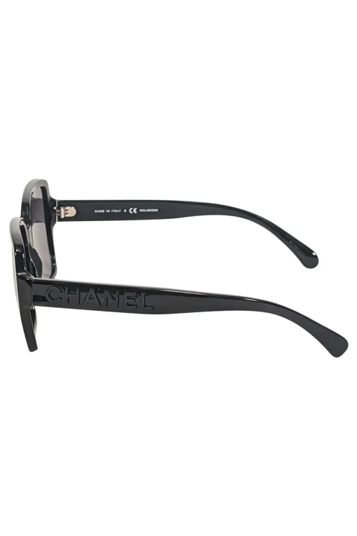 Chanel - Black Square Polarized Sunglasses