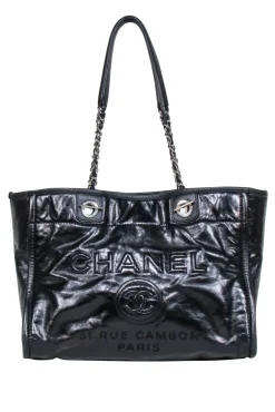 Chanel - Deauville Tote Glazed Calfskin Leather