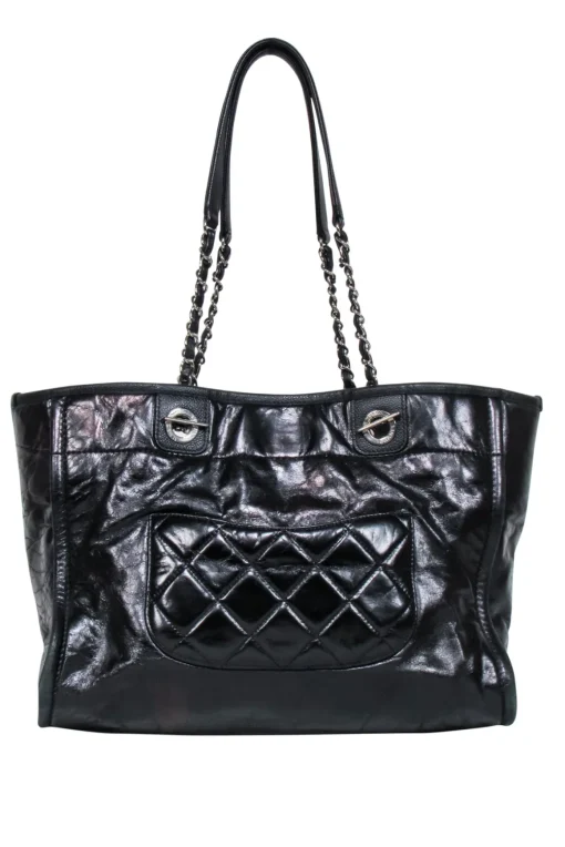 Chanel - Deauville Tote Glazed Calfskin Leather