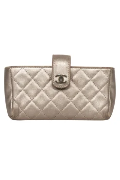 Chanel - Gold Leather Coin Purse