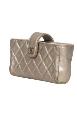 Chanel - Gold Leather Coin Purse