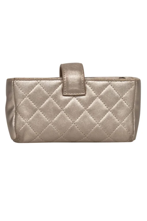 Chanel - Gold Leather Coin Purse