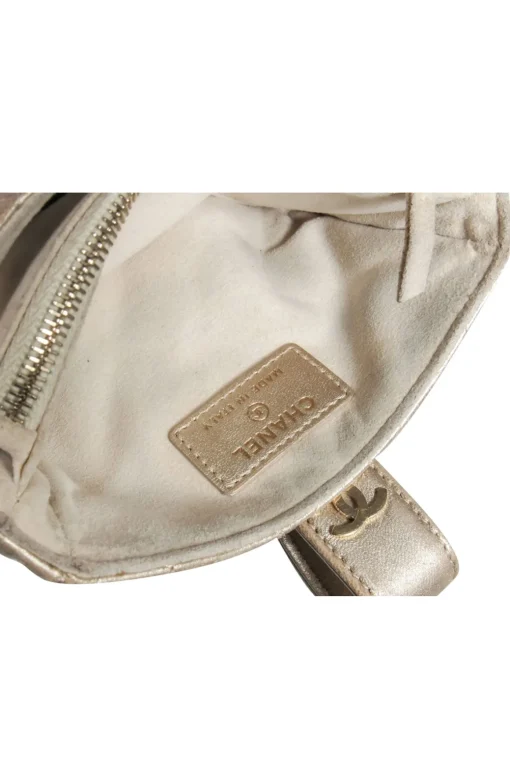 Chanel - Gold Leather Coin Purse