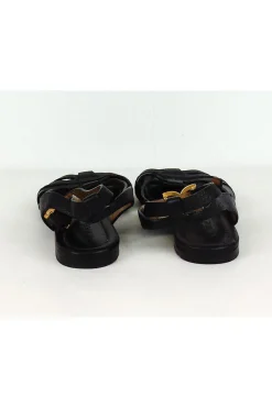 Chloe - Black Leather Sandals Sz 5.5
