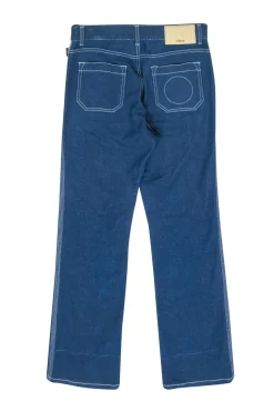 Chloe - Dark Blue Straight Leg Jeans Sz 28