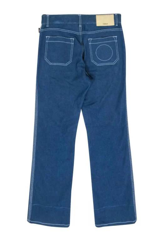 Chloe - Dark Blue Straight Leg Jeans Sz 28