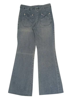 Chloe - Light Wash Wide Leg Jeans Sz 2