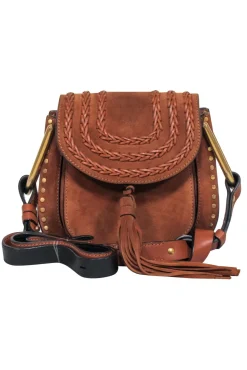 Chloe - Tan Suede Crossbody Bag
