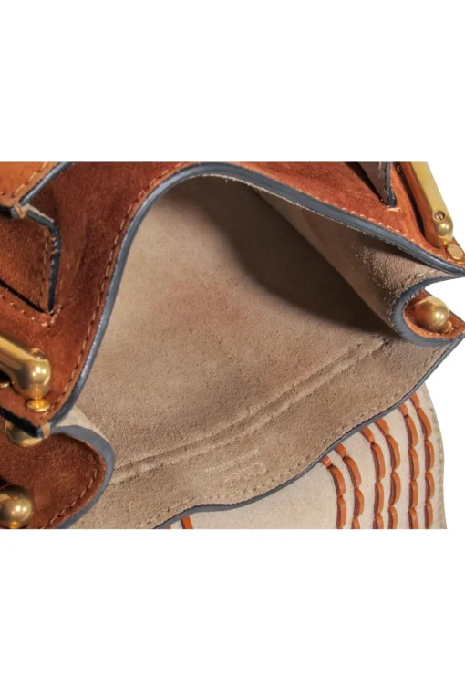 Chloe - Tan Suede Crossbody Bag