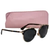 Christian Dior - Black & Gold Aviator Sunglasses