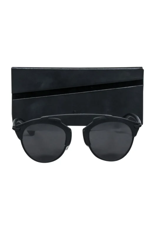 Christian Dior - Black Cat Eye Aviator Sunglasses