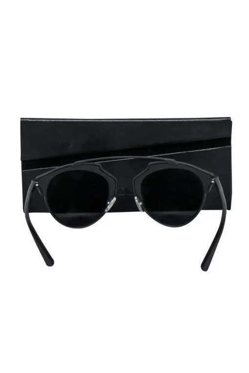Christian Dior - Black Cat Eye Aviator Sunglasses