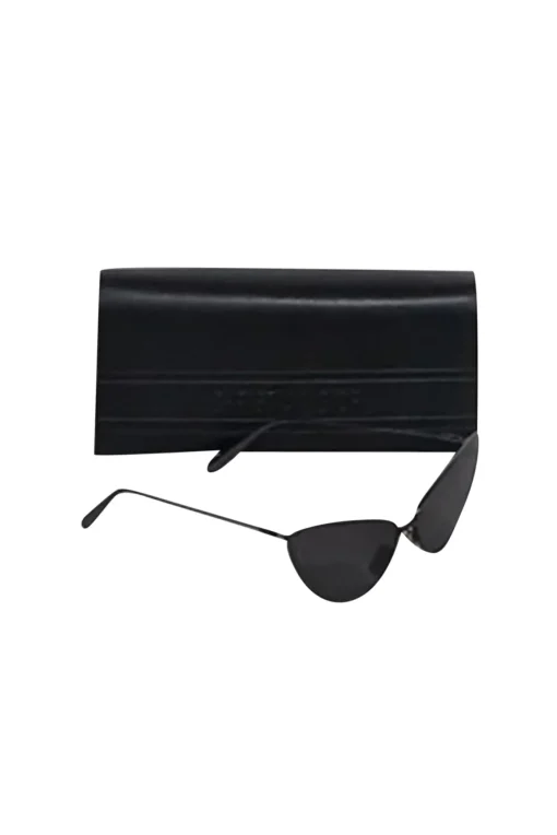 Christian Dior - Black Metal Cat Eye Sunglasses