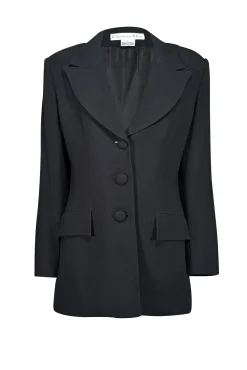Christian Dior - Black Three Button Blazer Sz 10