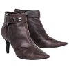 Christian Dior - Brown Zipper Detail Shor Boots Sz 7
