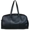 Christian LaCroix - Large Black Pebbled Leather Duffle Bag