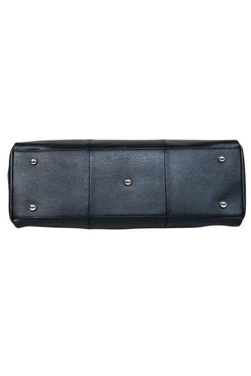 Christian LaCroix - Large Black Pebbled Leather Duffle Bag