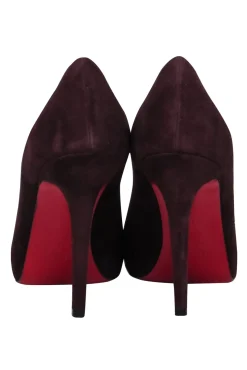 Christian Louboutin - Deep Plum Suede 