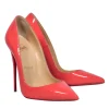 Christian Louboutin - Pink Patent Leather Pointed Toe Stilettos Sz 6