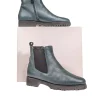 Christina Elle - Hunter Green Leather Short Boots Sz 8.5
