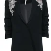 Cinq a Sept - Black "Kylie Crystal Embellished" Blazer Sz 00