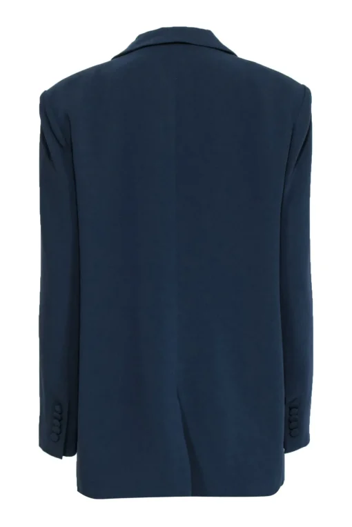 Cinq a Sept - Peacock Blue Ruffled "Margo" Blazer Sz 8