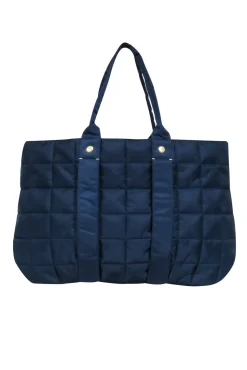 Clare V. - Navy Quilted Puffer 