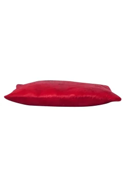 Clare V. - Red Calf Hair Zipper Clutch