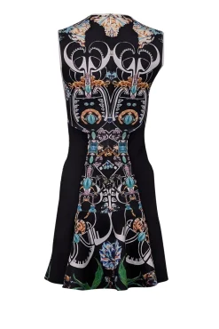 Clover Canyon - Black Abstract Jewel Print Sleeveless Mini Dress Sz XS
