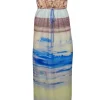 Clover Canyon - Multicolor Multi-Print Strapless Maxi Dress Sz S