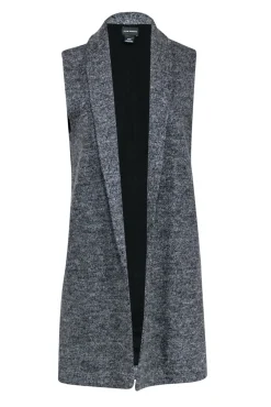 Club Monaco - Long Grey Wool Blend Vest Sz M