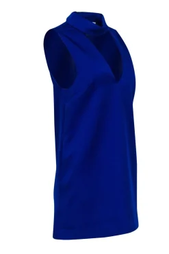 C/MEO Collective - Cobalt Blue Cutout Neckline Cocktail Dress Sz XS