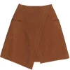 CO - Brown Cargo Wrap Skirt Sz XS