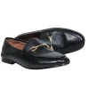 Coach - Black Leather Loafers w/ Horsebit Sz 6