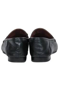 Coach - Black Leather Loafers w/ Horsebit Sz 6