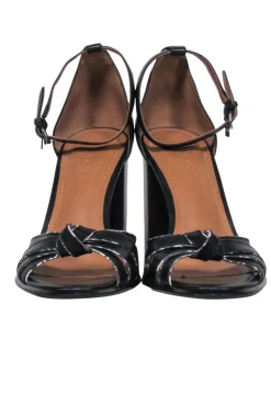 Coach - Black Leather Open Toe Strappy Sandal Sz 7