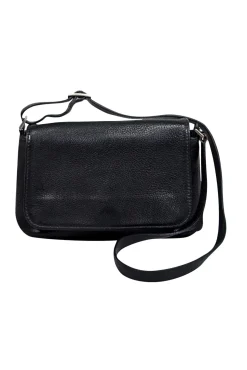 Coach - Black Pebbled Leather Vintage Shoulder Bag