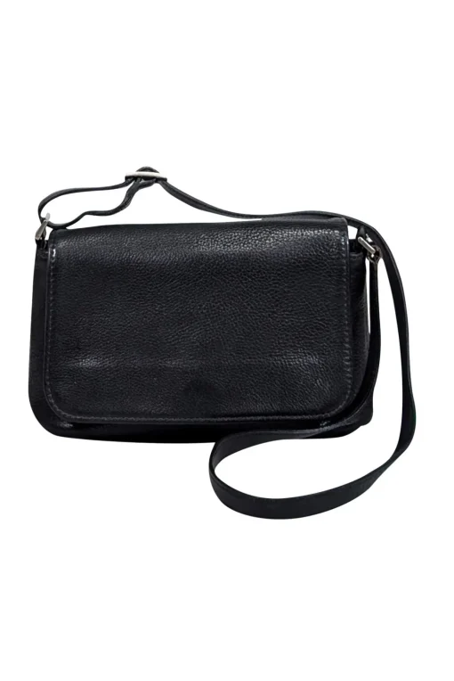 Coach - Black Pebbled Leather Vintage Shoulder Bag