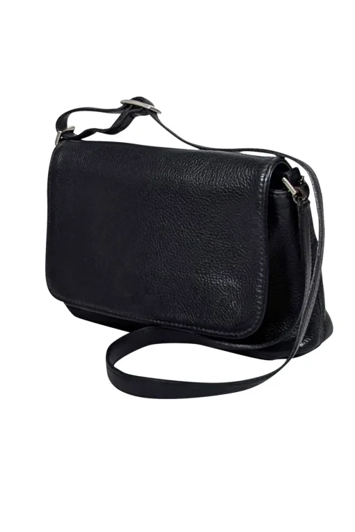 Coach - Black Pebbled Leather Vintage Shoulder Bag