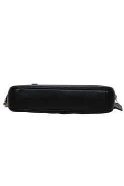 Coach - Black Quilted Chain Strap Shoulder Bag