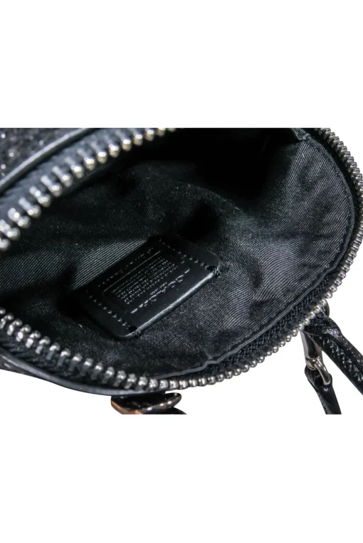 Coach - Black Sparkly Star Mini Convertible Crossbody