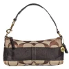 Coach - Brown Monogram Canvas Handbag