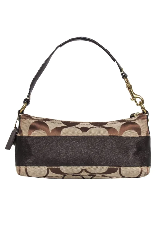 Coach - Brown Monogram Canvas Handbag