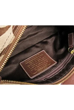 Coach - Brown Monogram Canvas Handbag
