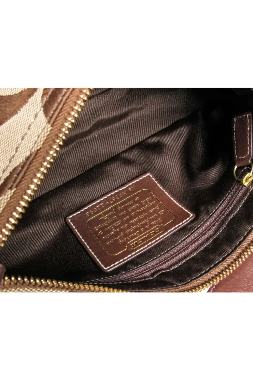 Coach - Brown Monogram Canvas Handbag