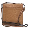 Coach - Brown Pebbled Leather Crossbody Purse