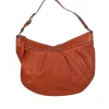 Coach - Burnt Orange Leather Hobo Shoulder Bag