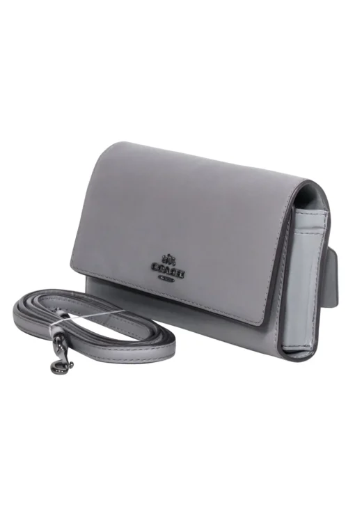 Coach - Grey Slim Crossbody Bag