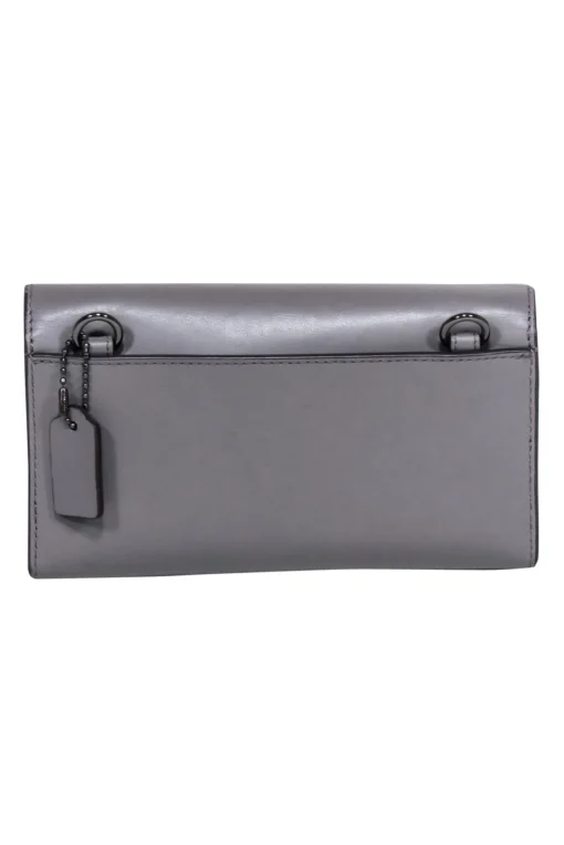 Coach - Grey Slim Crossbody Bag